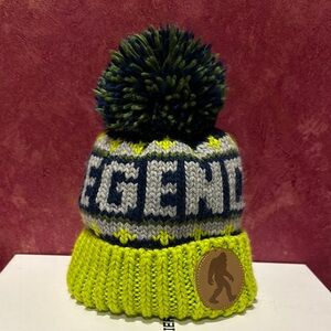 Legend Knit Beanie with Pom Pom